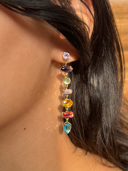 Rainbow Drop Earrings