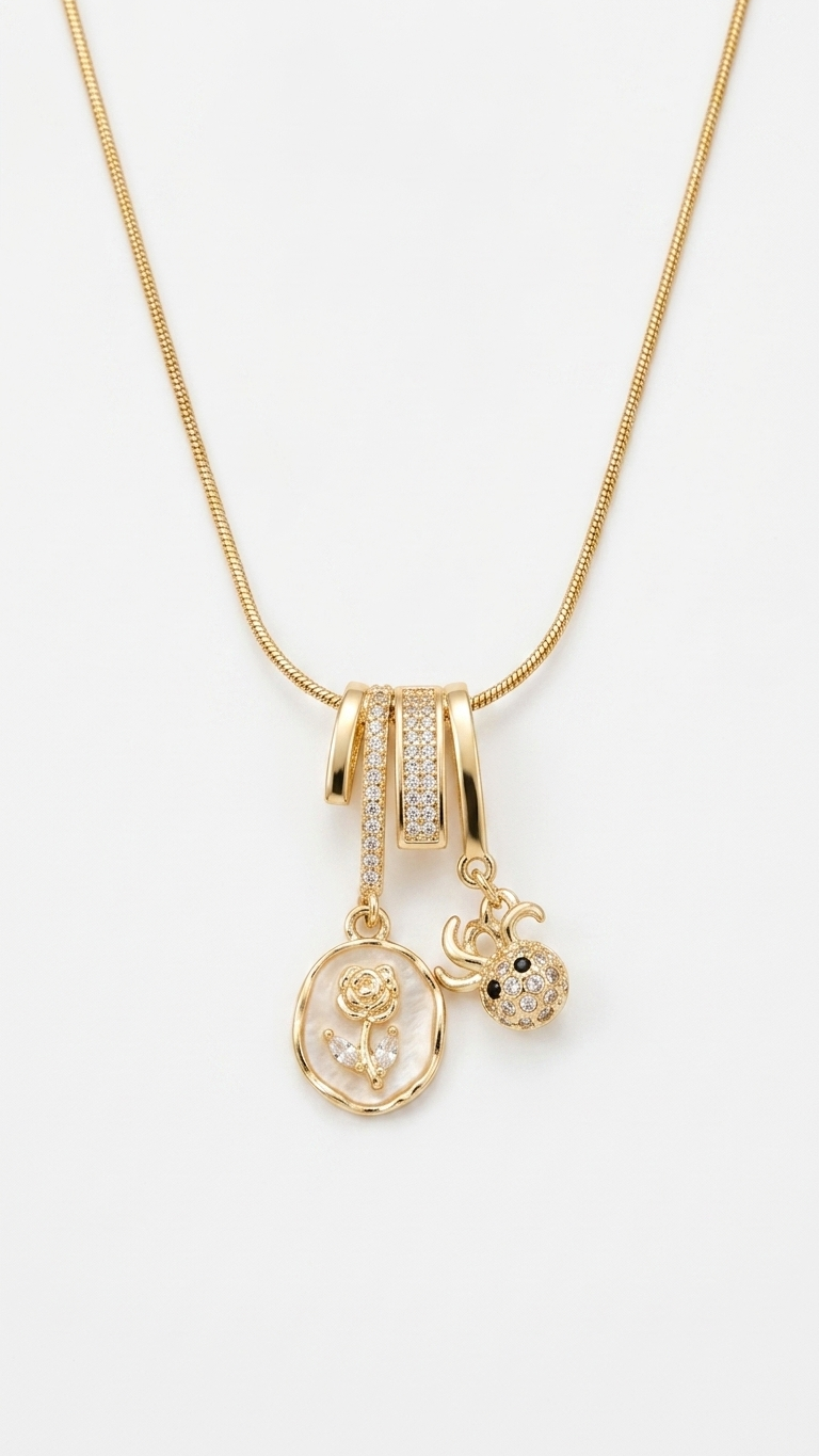 Tropic charm necklace