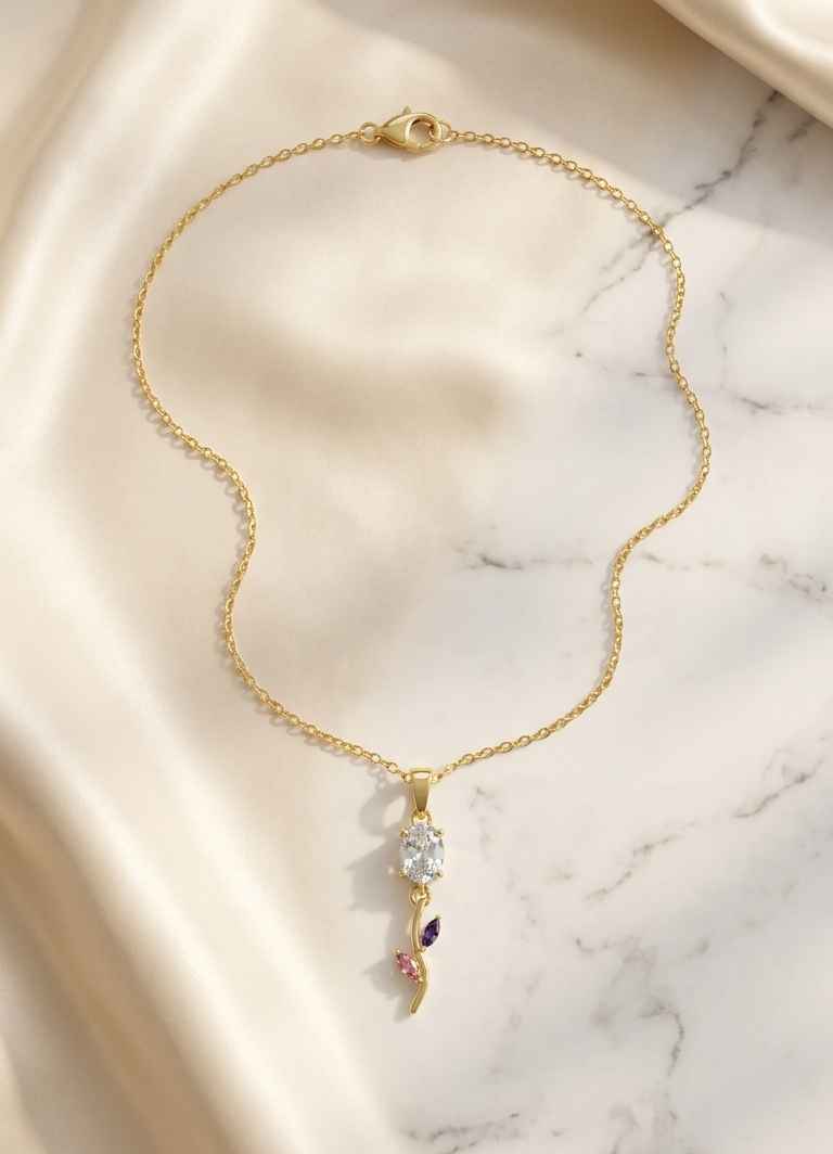 Fleur tulip necklace