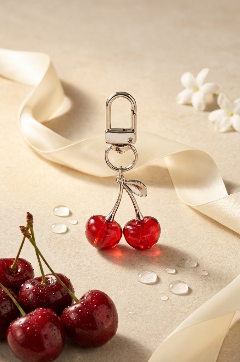 Cherry keychain