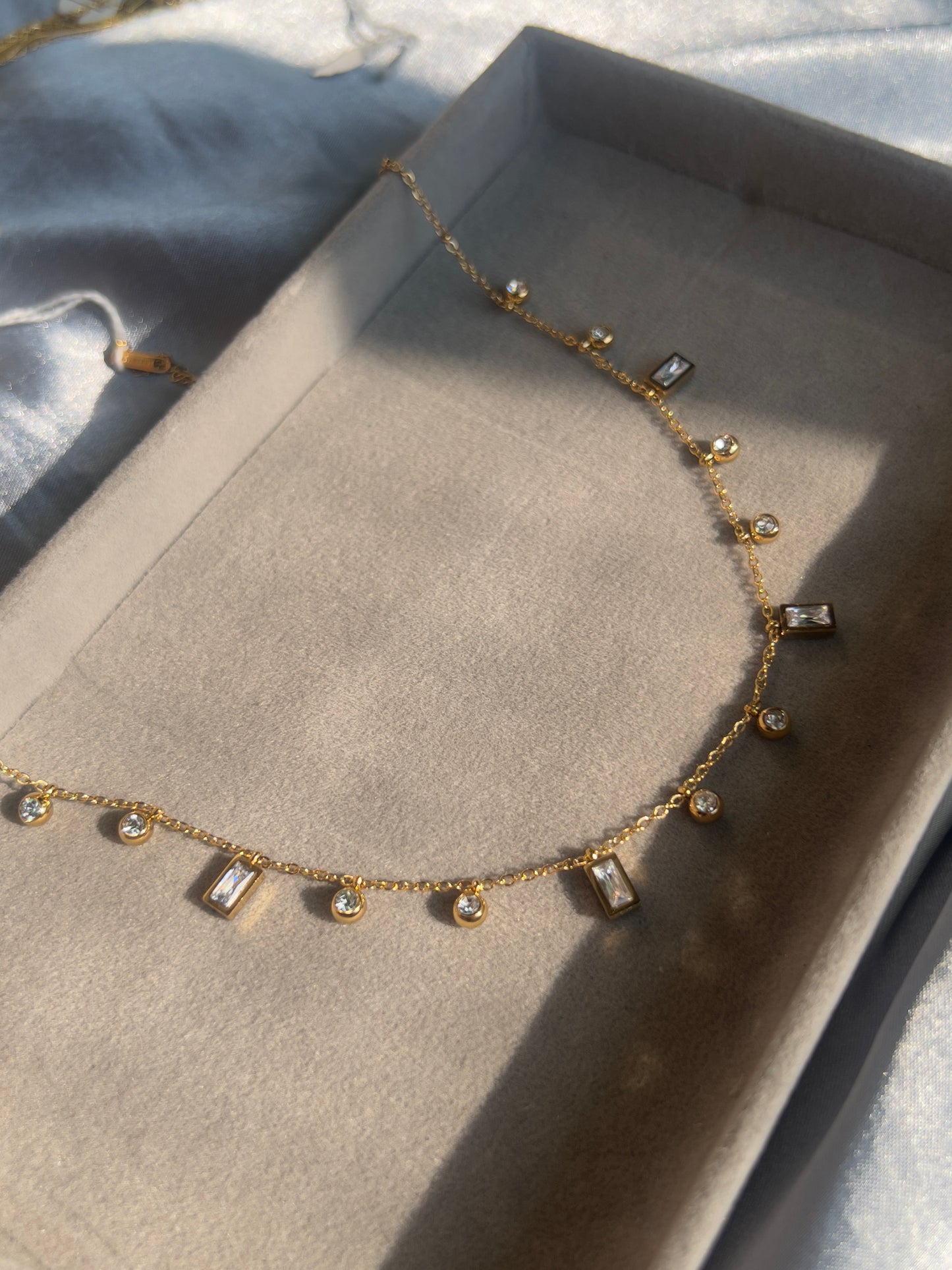 Gemstone Station Necklaces
