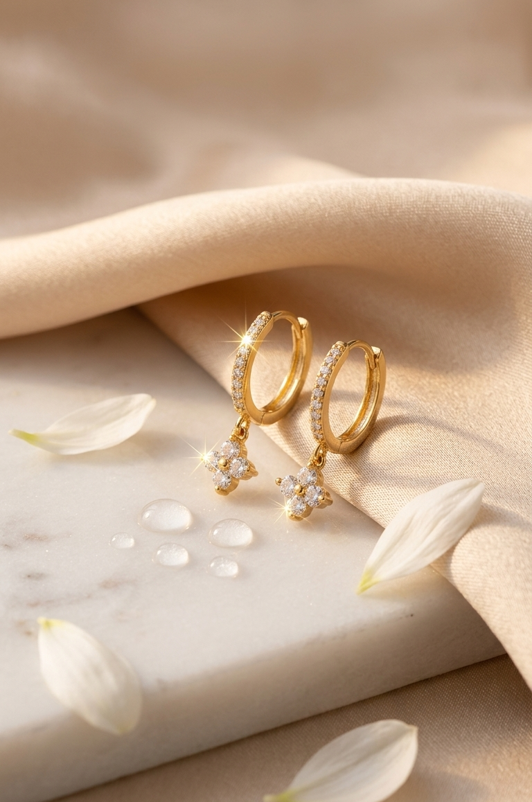 Flora spark earrings