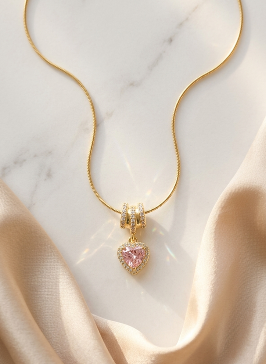 Blush amour necklace