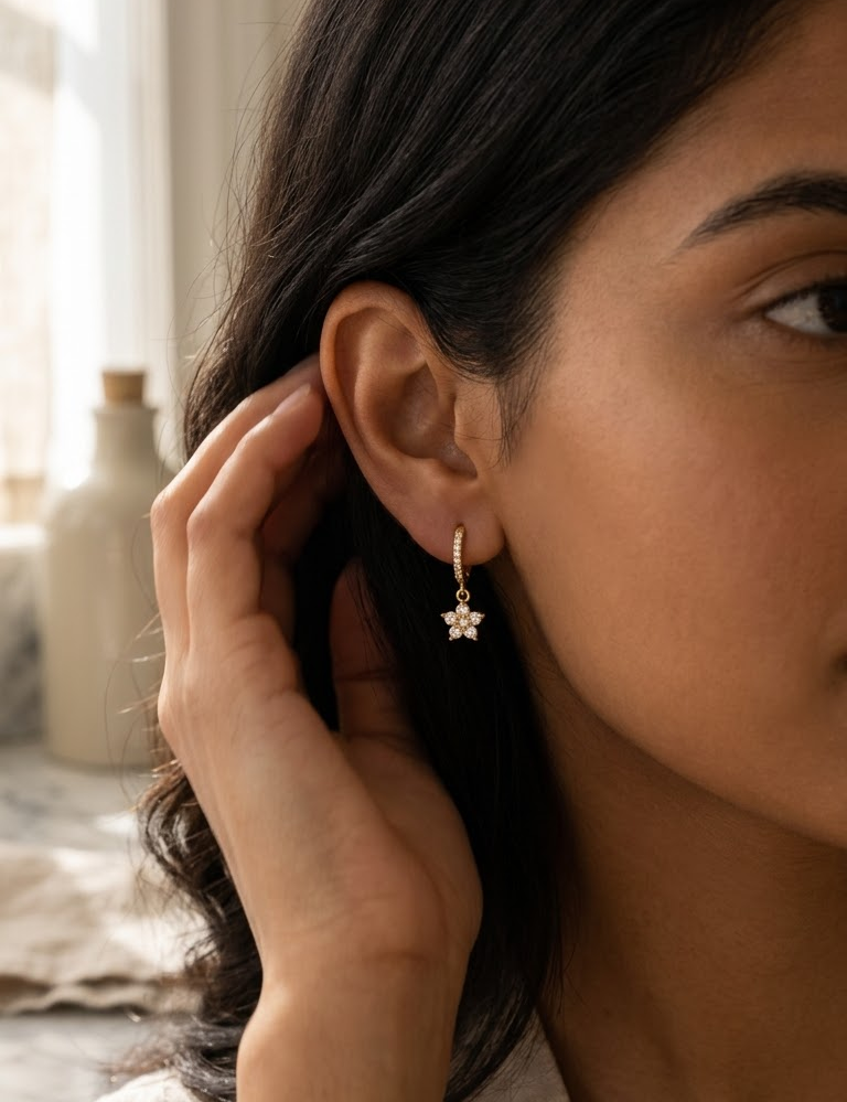 Flora spark earrings