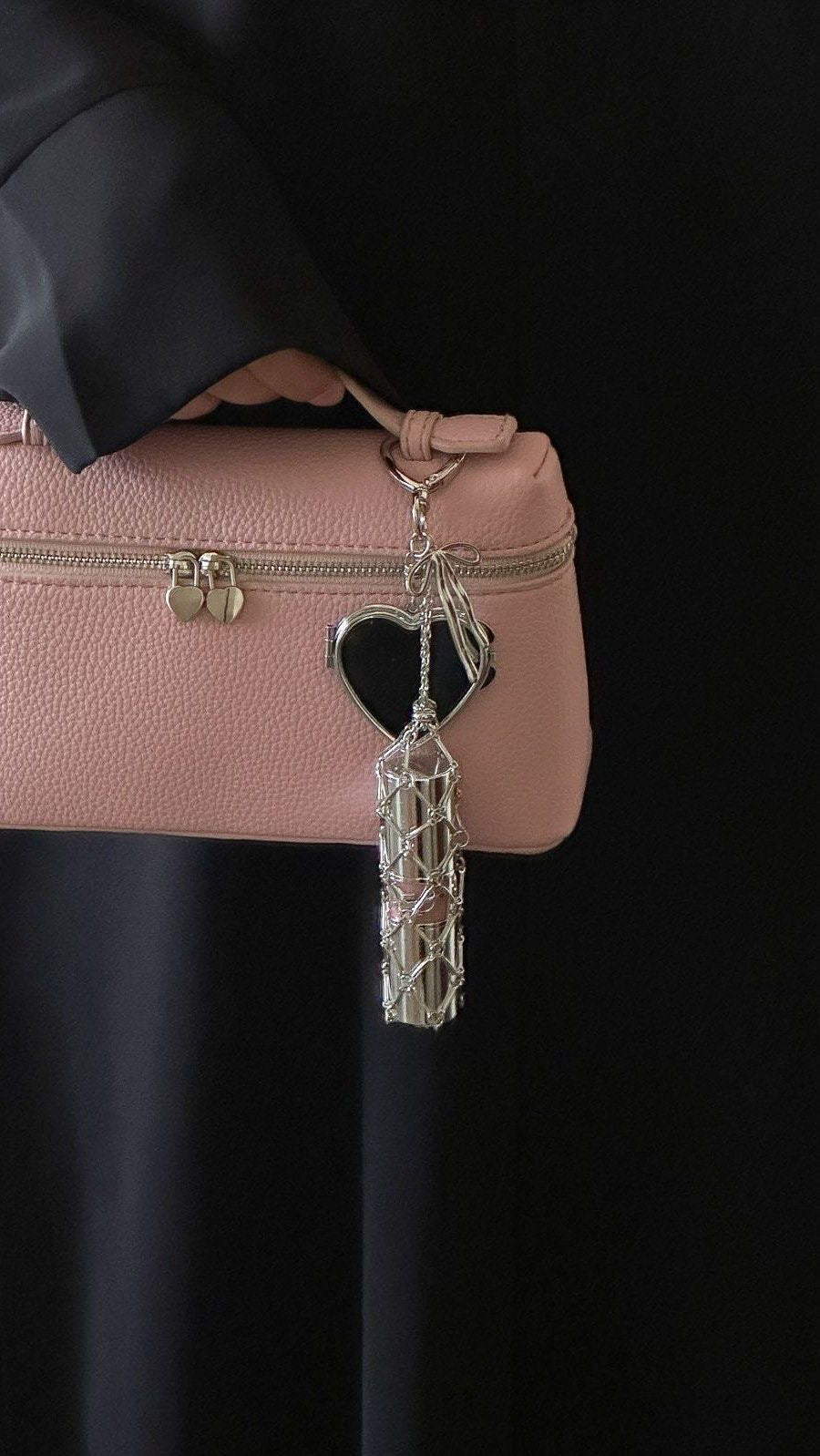 Lipgloss holder keychain