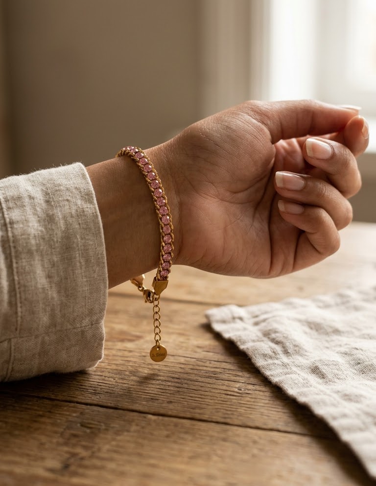 Double Line Tennis Bracelet