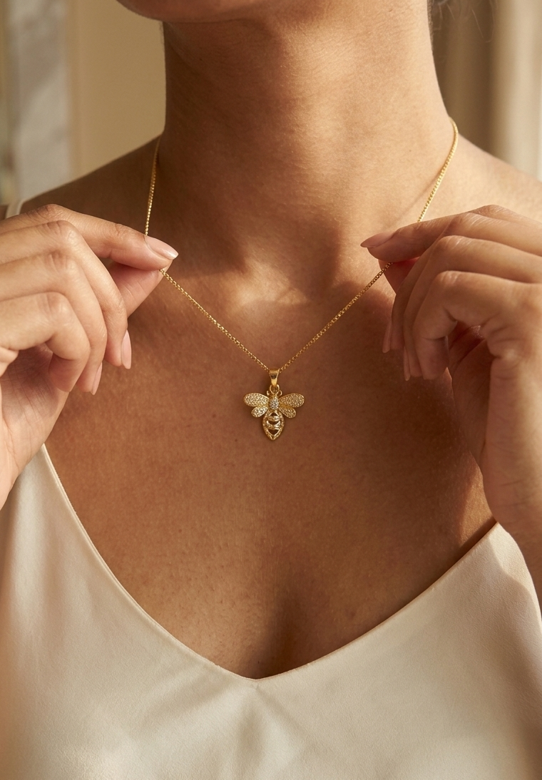 Bee Charm Necklace