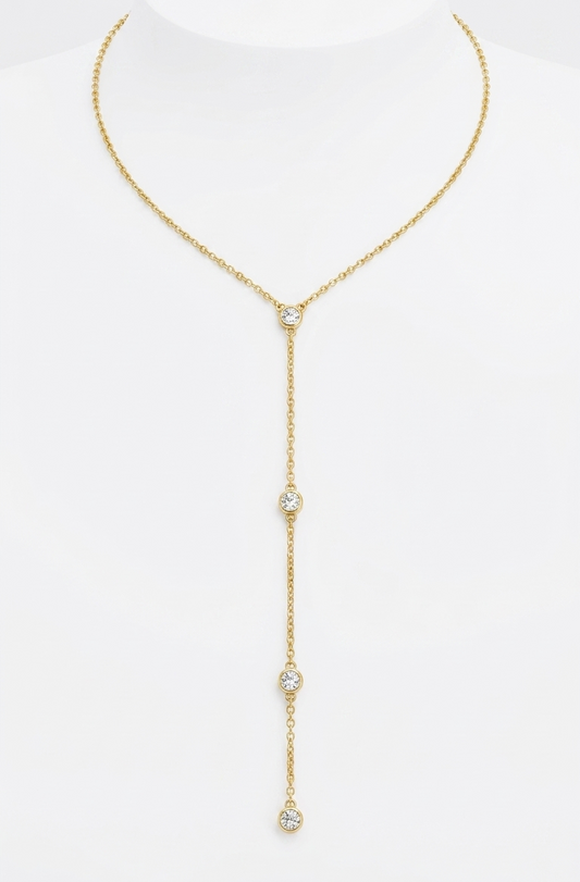 Celeste drop necklace