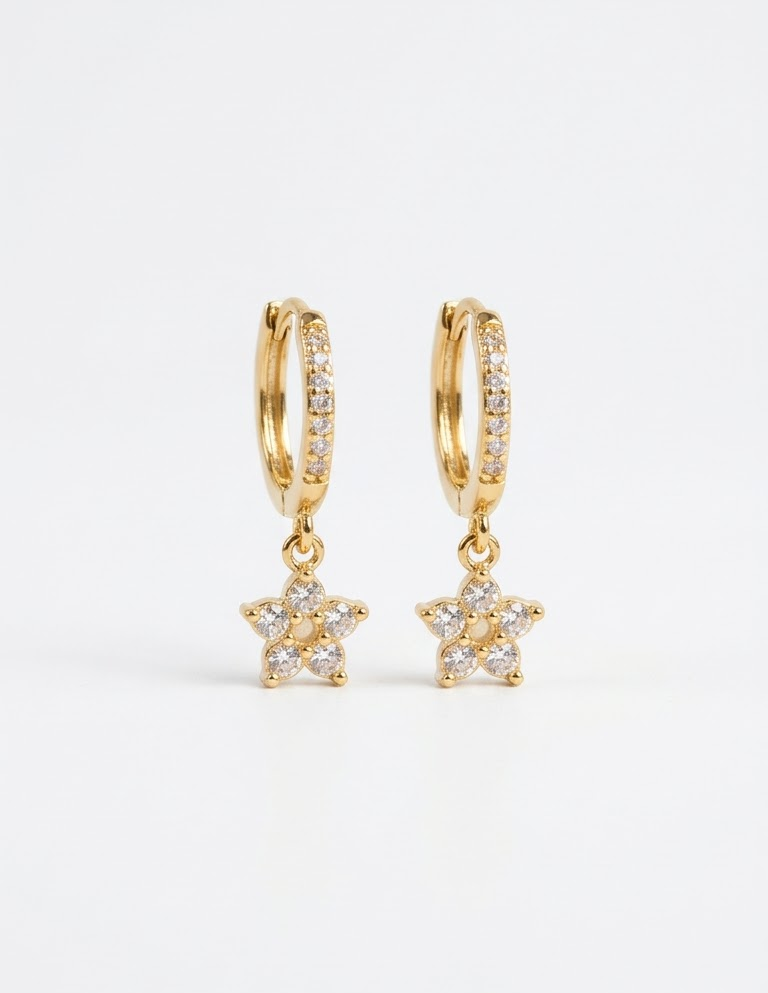 Flora spark earrings