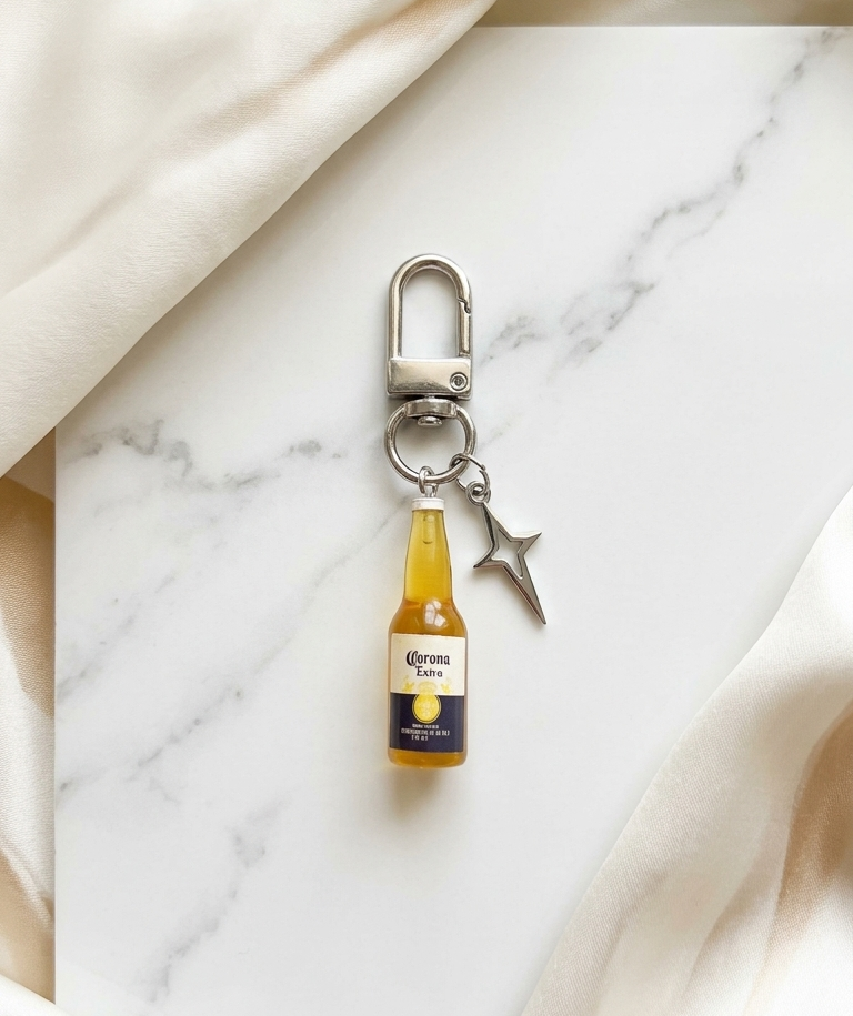Corona keychain