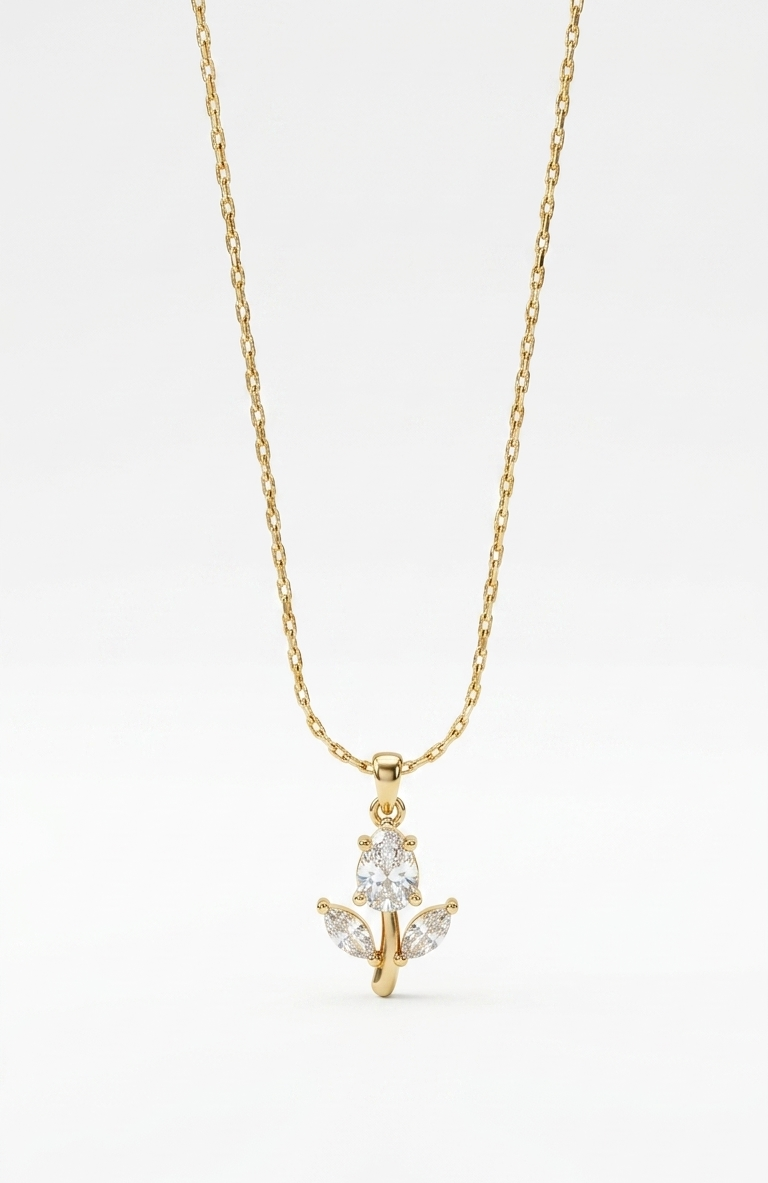 Tulip glow necklace