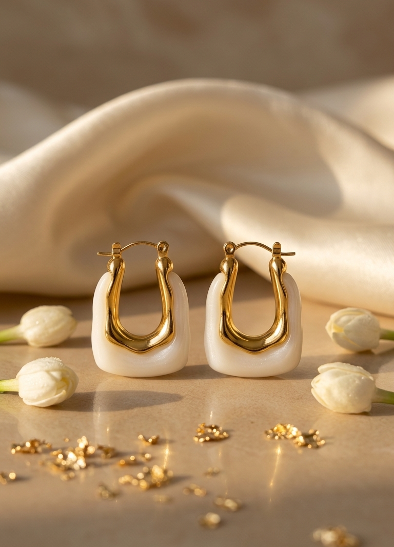 Moonlace hoops