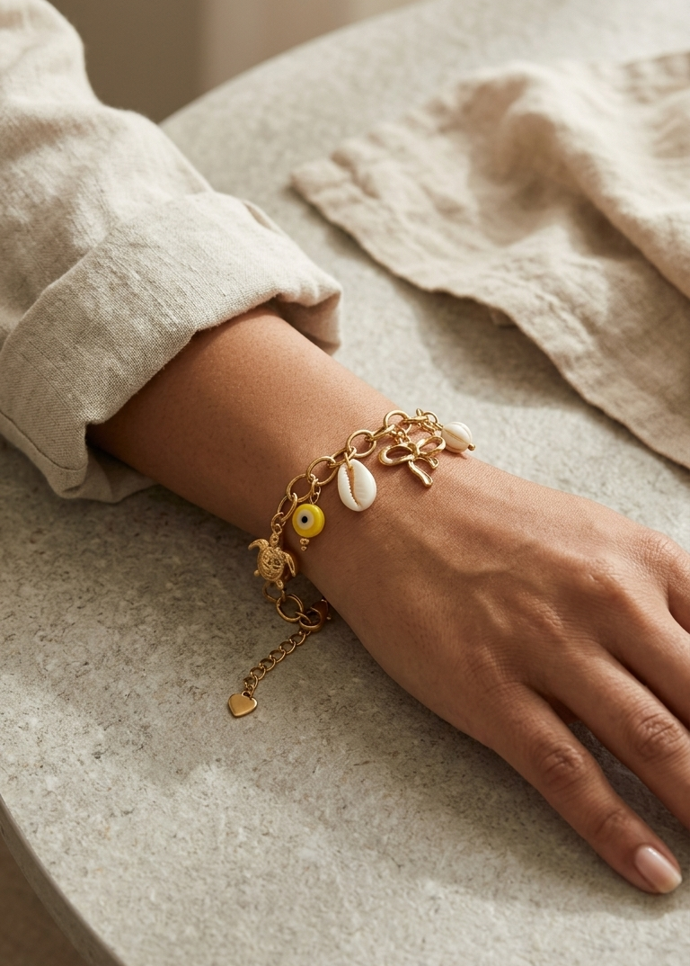 Golden tide bracelet