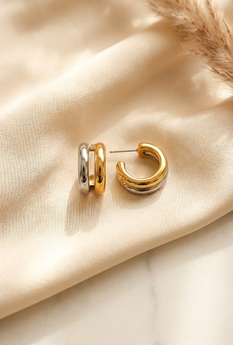 Aura twist earrings