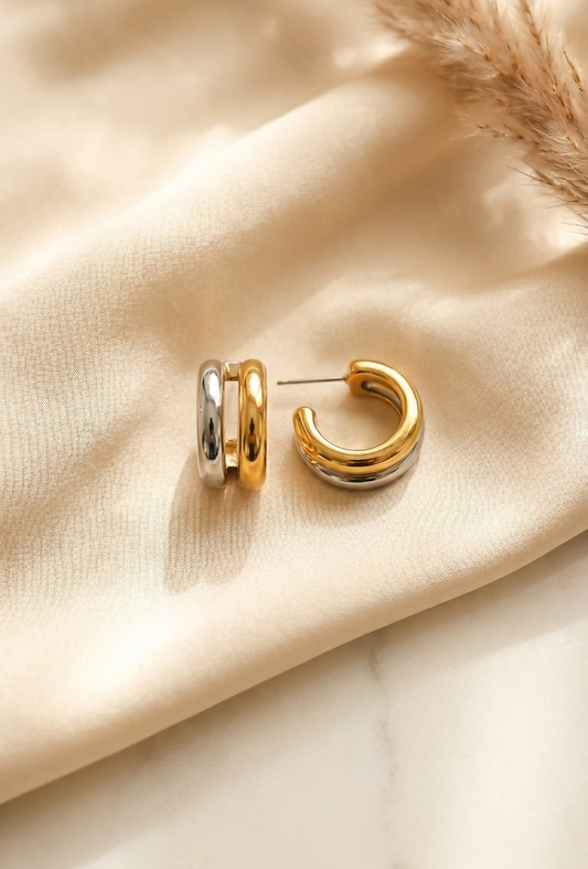 Aura twist earrings