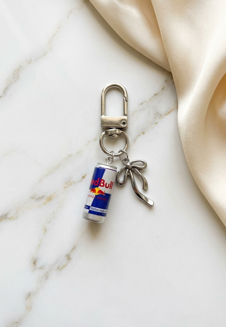Redbull keychain