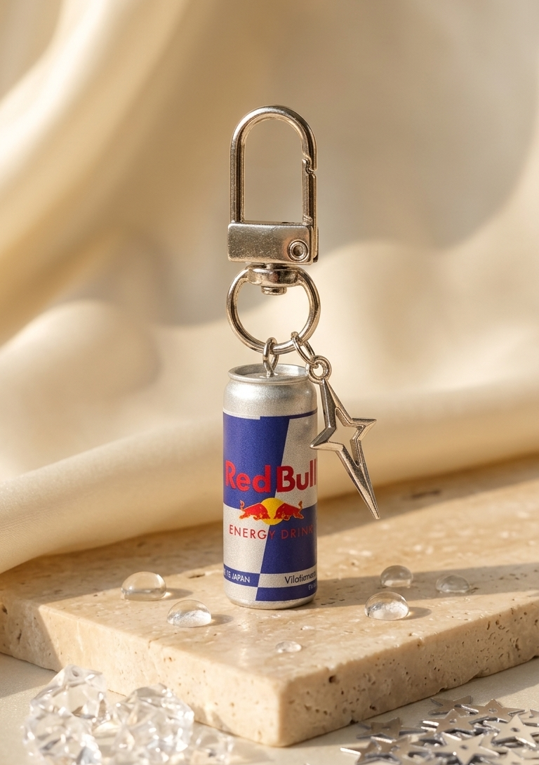 Redbull keychain
