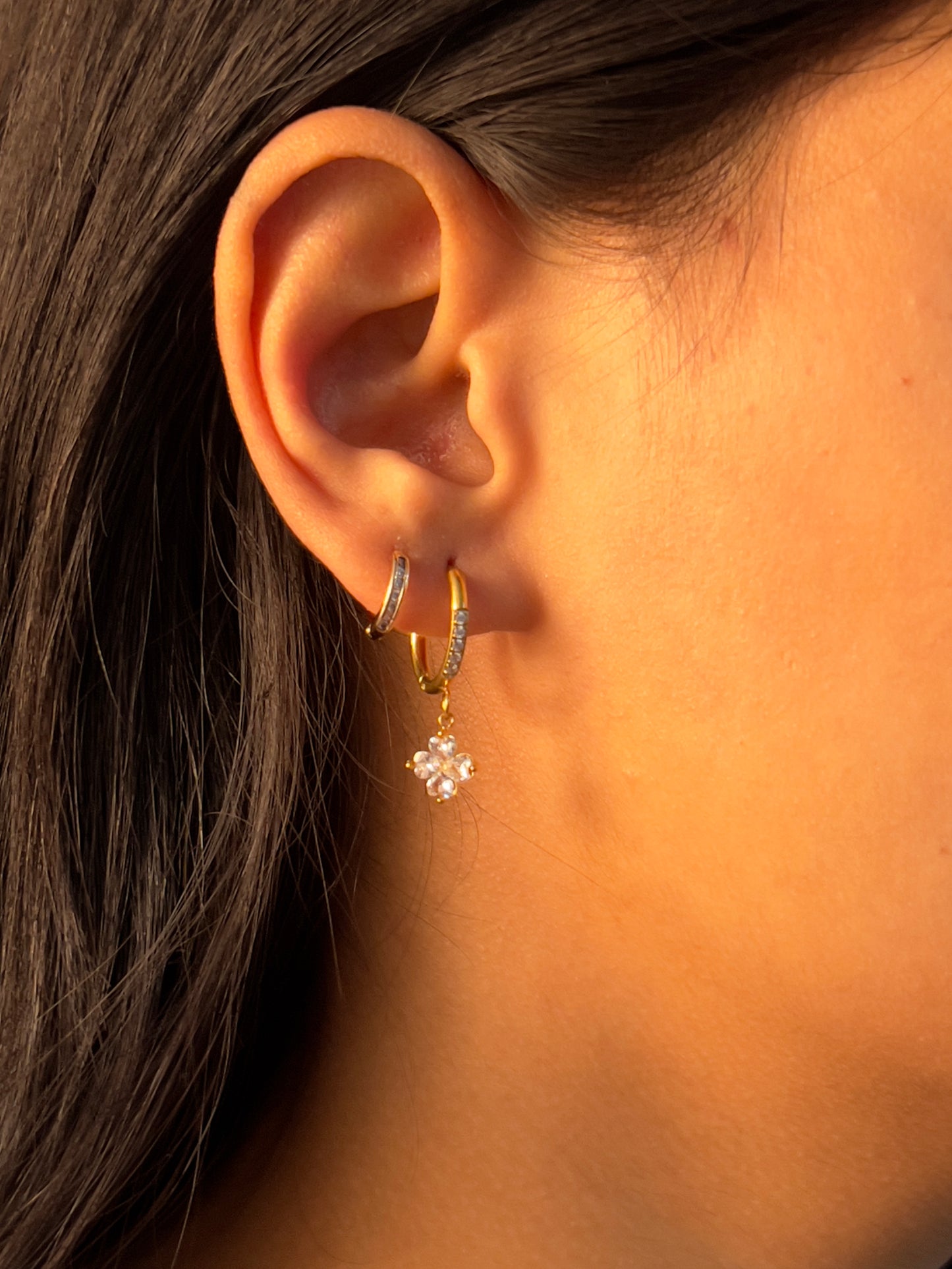 Flora spark earrings