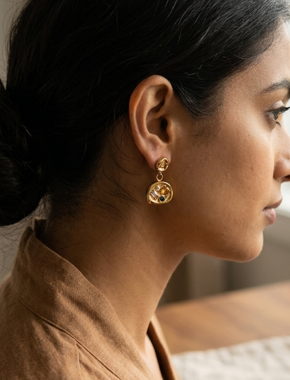 Palette earrings