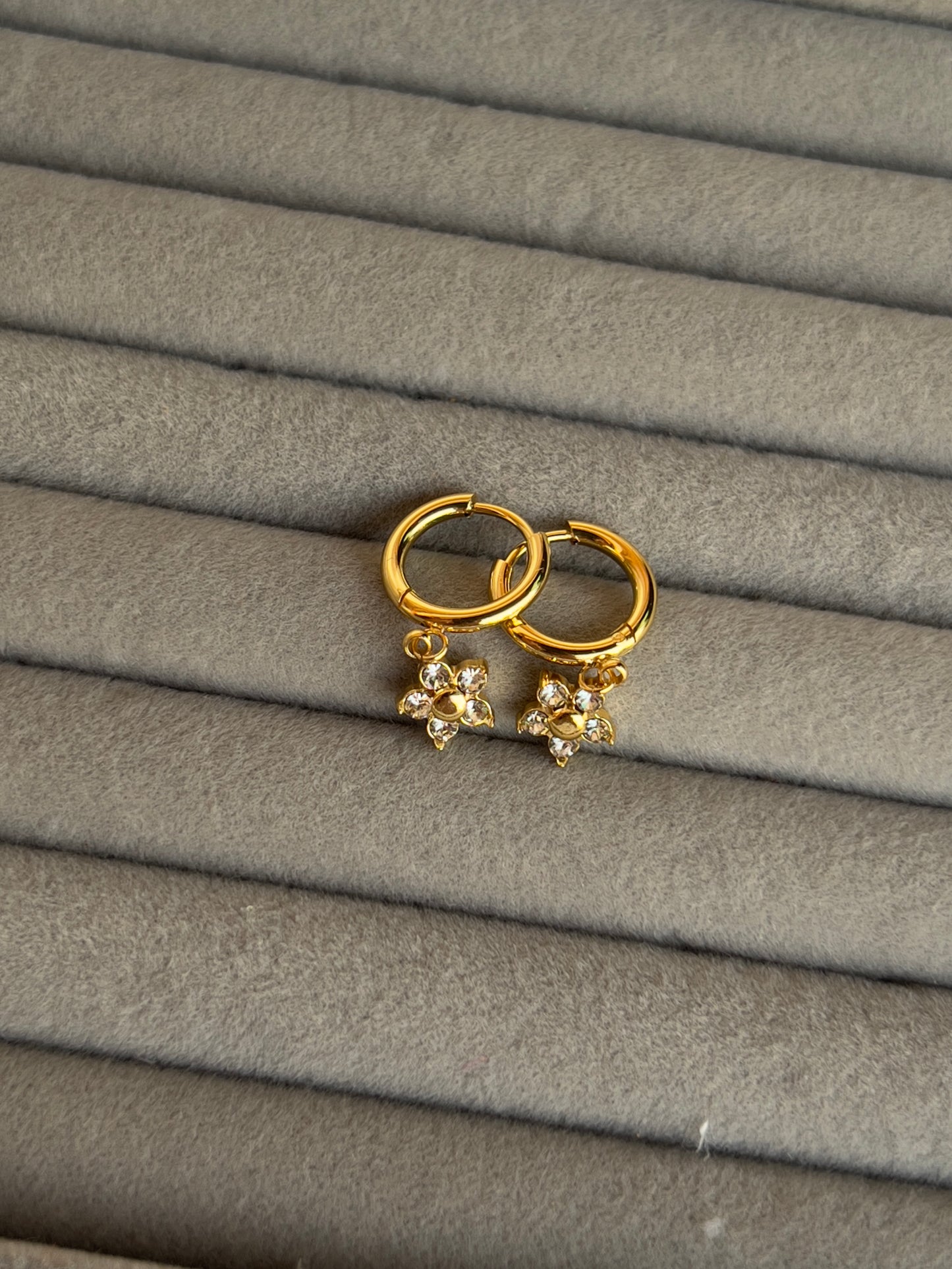 Flora Drop Hoops