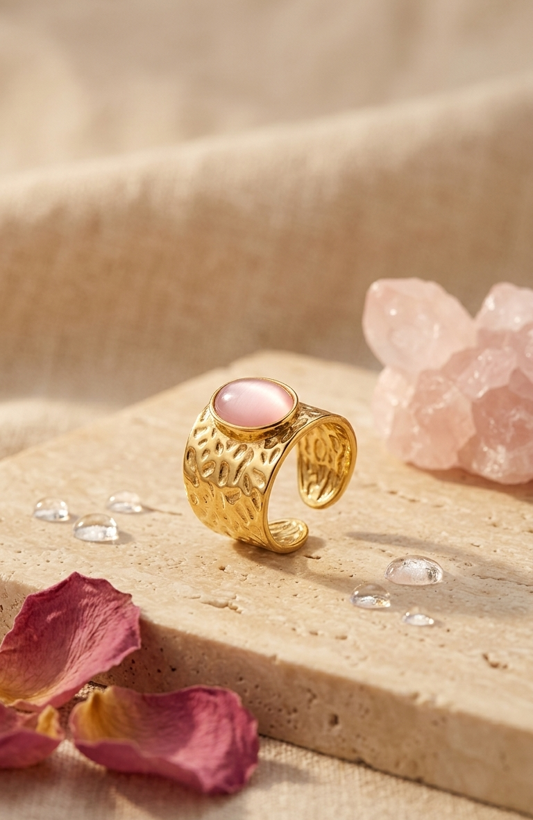 Blush Aura ring