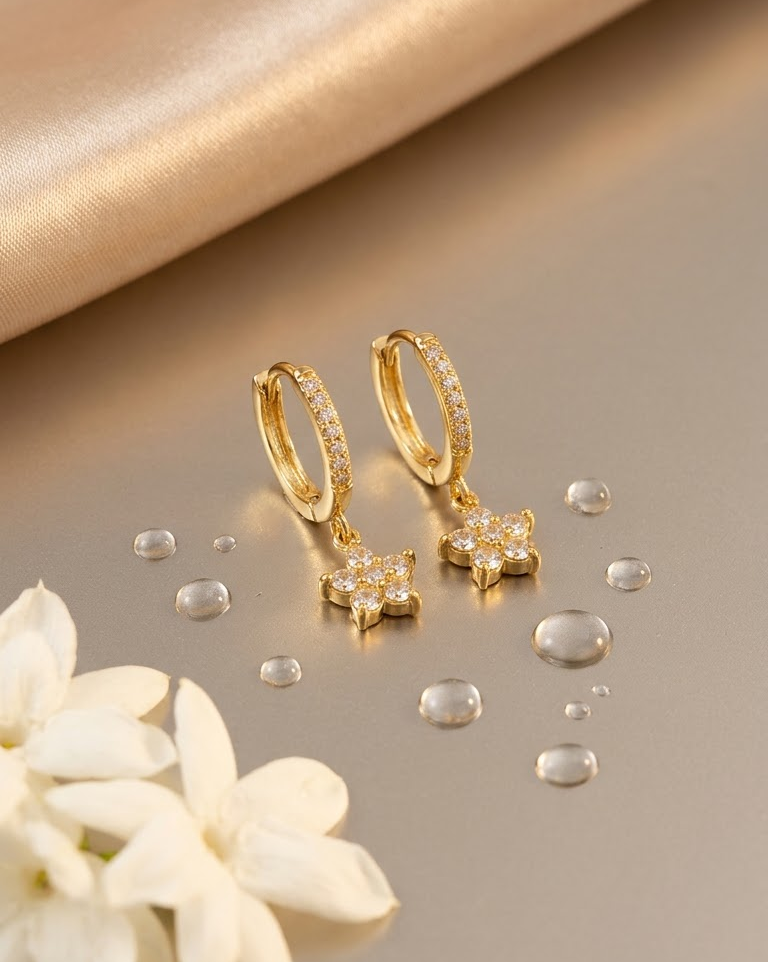 Flora spark earrings