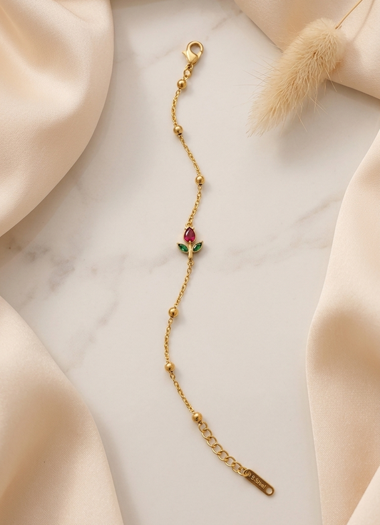 Tulip bloom bracelet