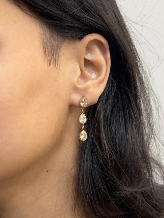 Crystal Teardrop Earrings