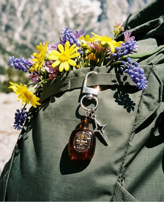 Old monk keychain