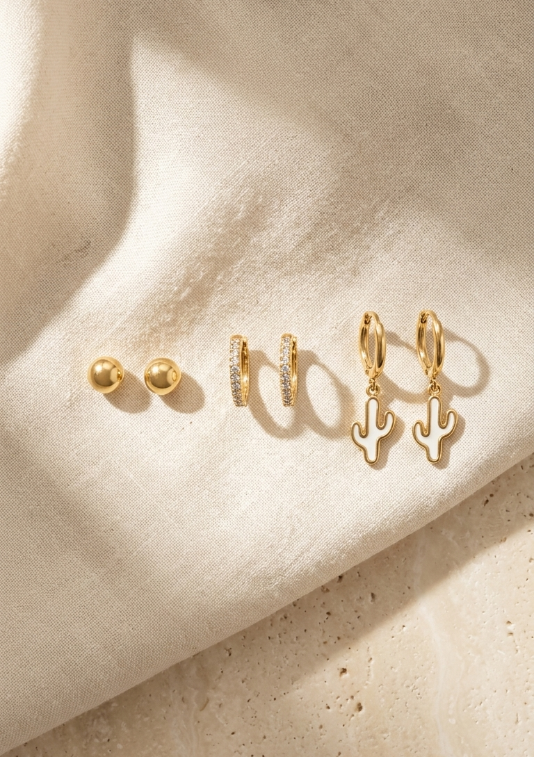 Cactus charm set