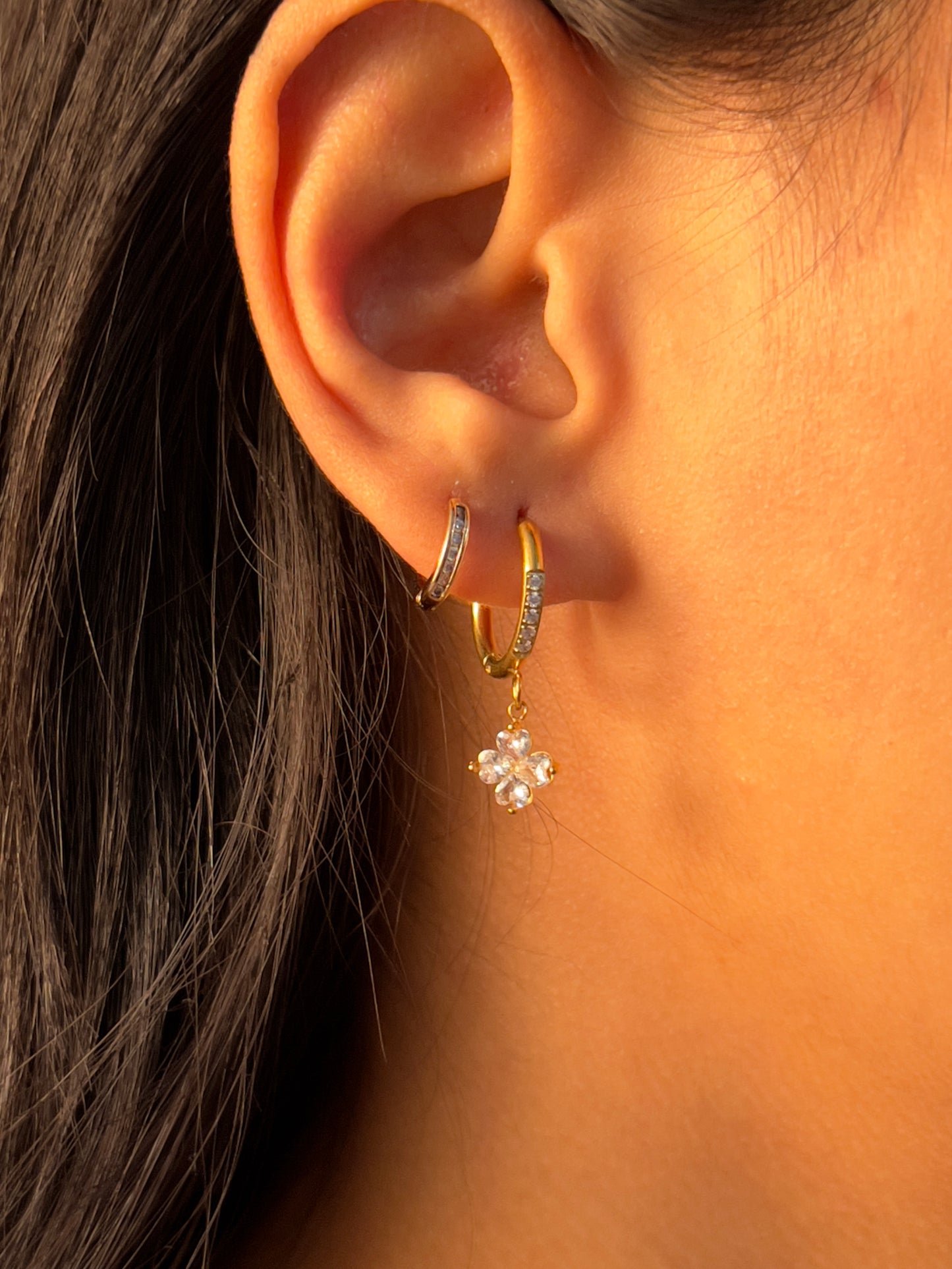 Flora spark earrings