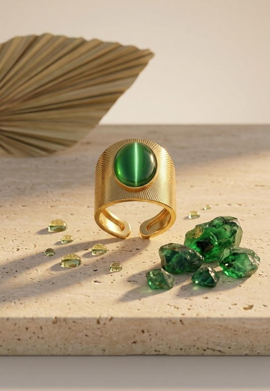 Emerald Aura ring