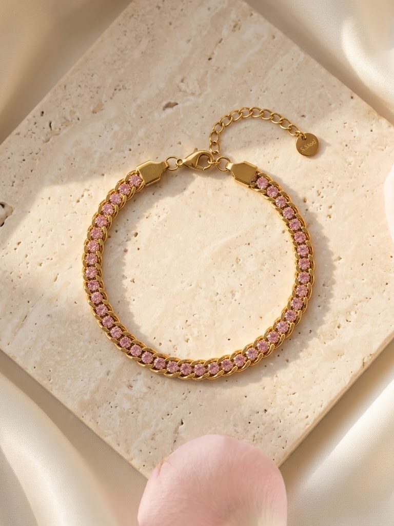 Double Line Tennis Bracelet