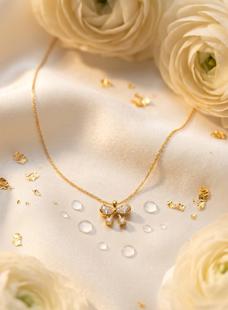 Bow belle necklace