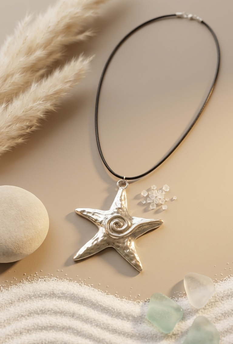 Chunky starfish necklace