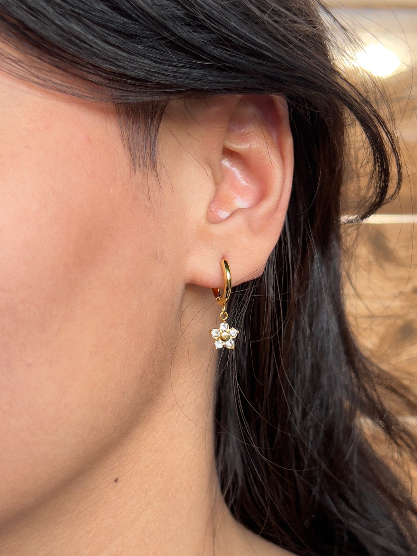 Flora Drop Hoops