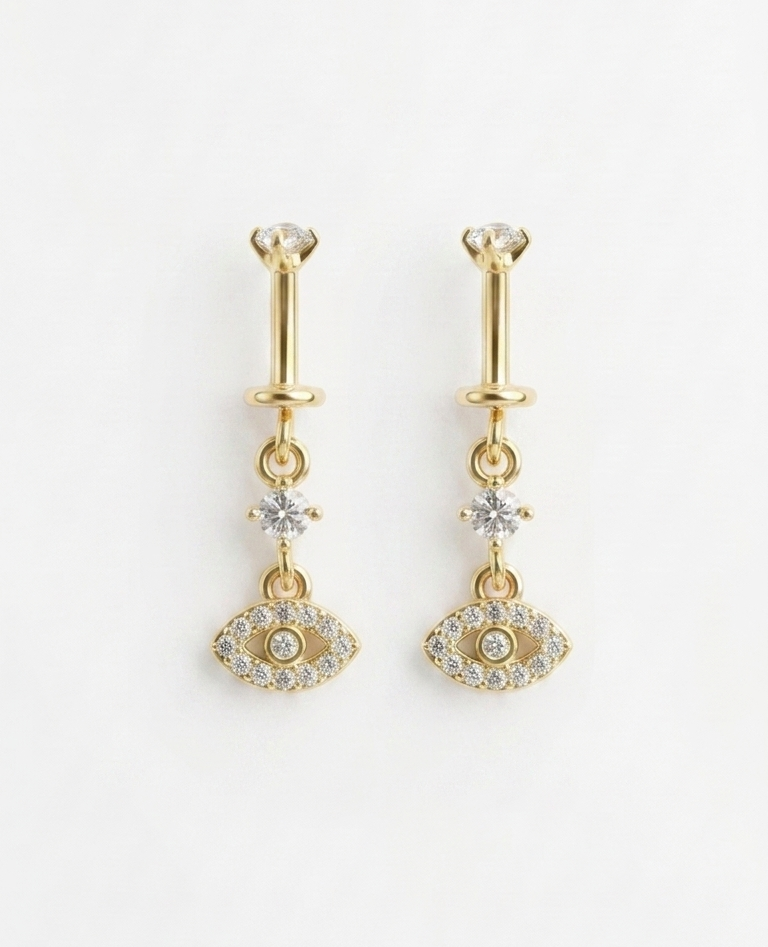 Evil eye piercing