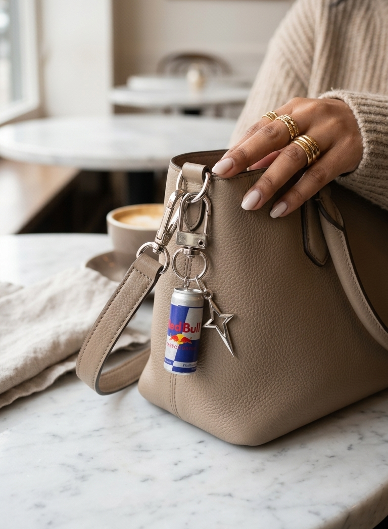 Redbull keychain