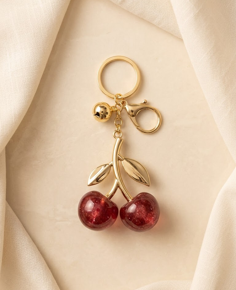 Cherry keychain
