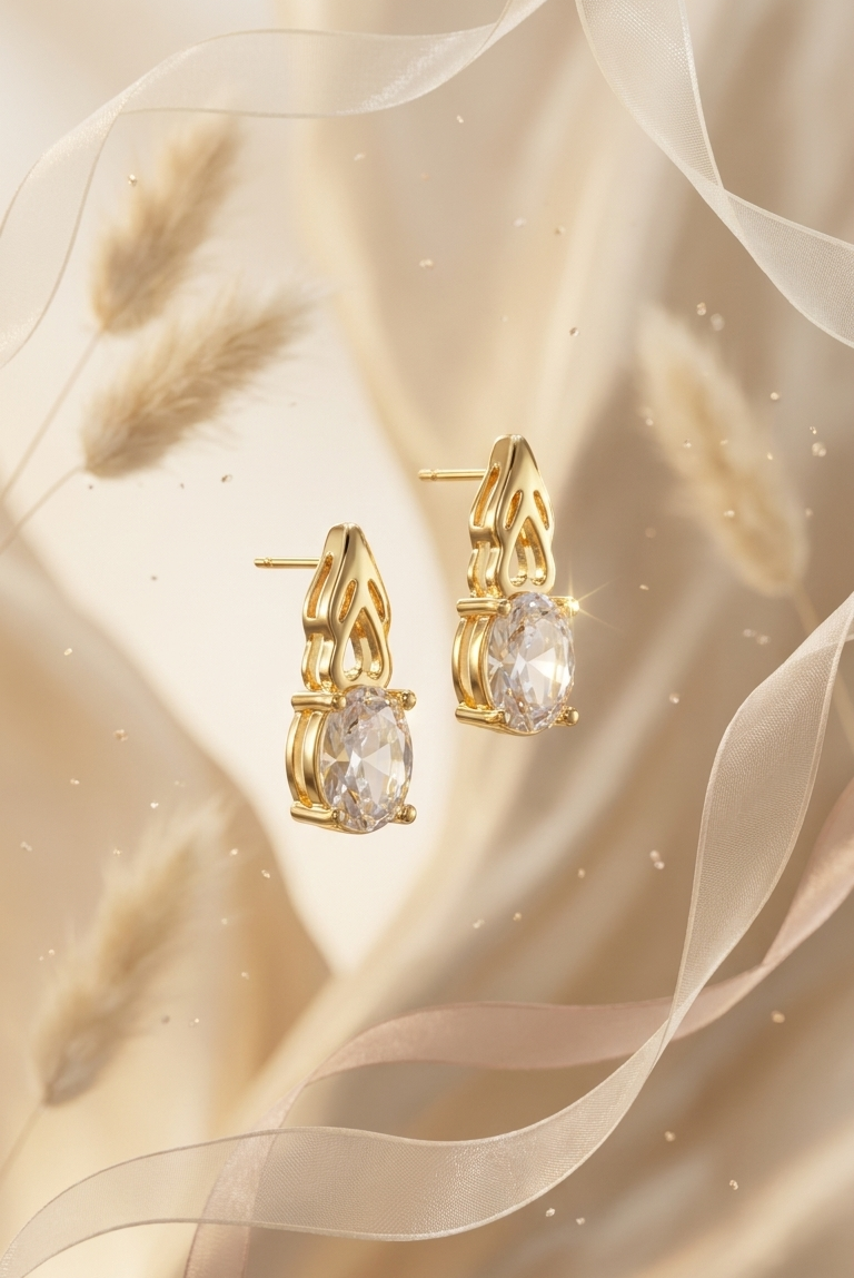 Elara Crystal Studs