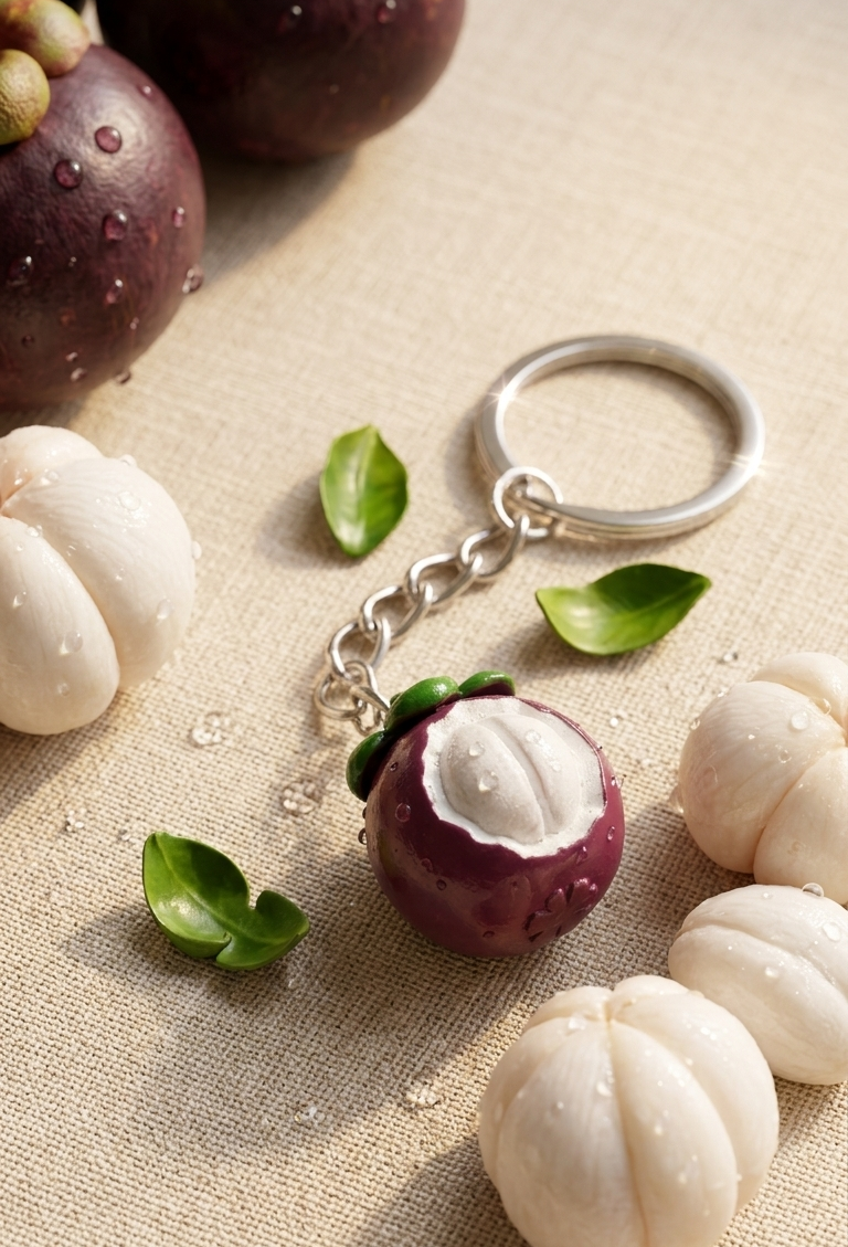 fruit keychain