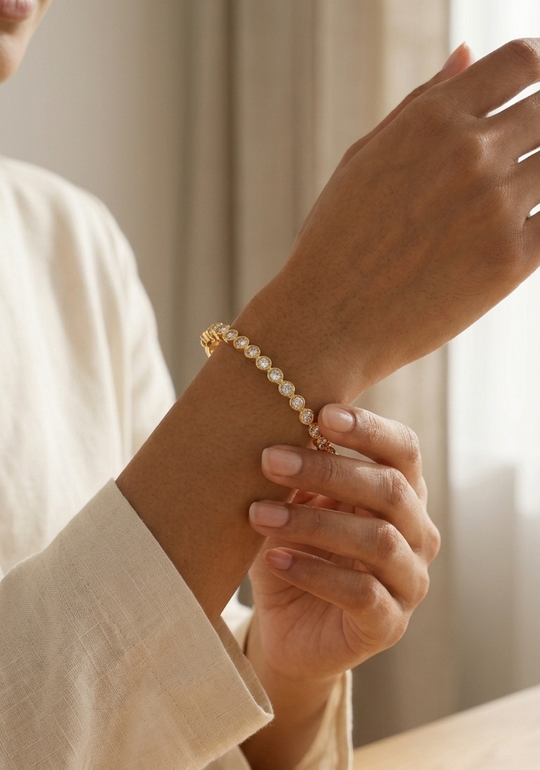 Elara Gold bangle