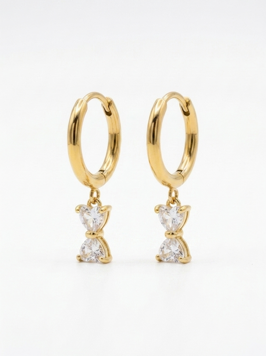 Ribbon spark Hoops